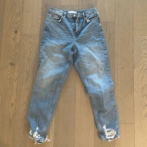 Top shop 30x34L mom jean
